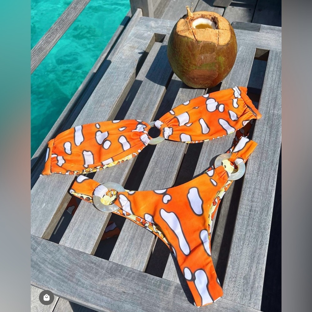 Moana Bikini - Reversible Just Keep Swimming Set - Size Medium